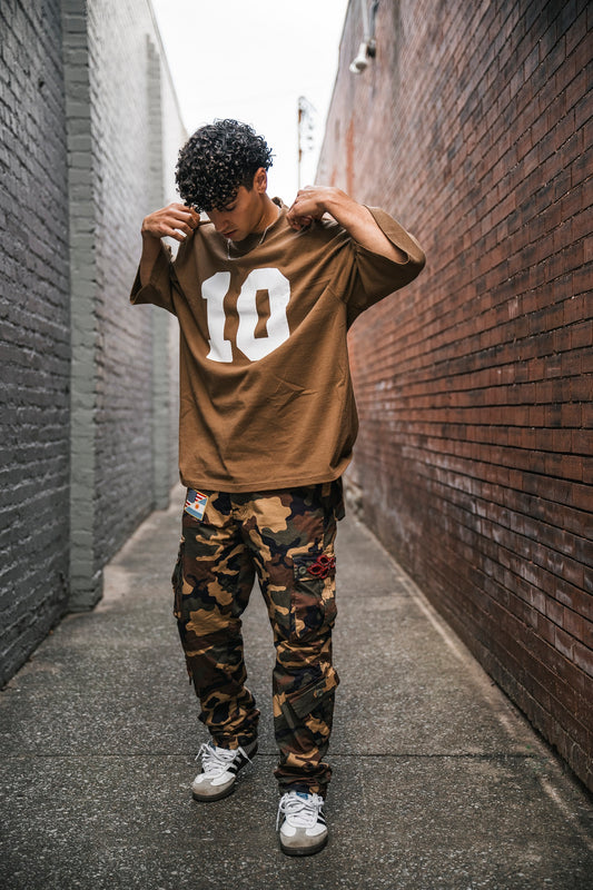 No Sabo - Oversized Latte T-Shirt